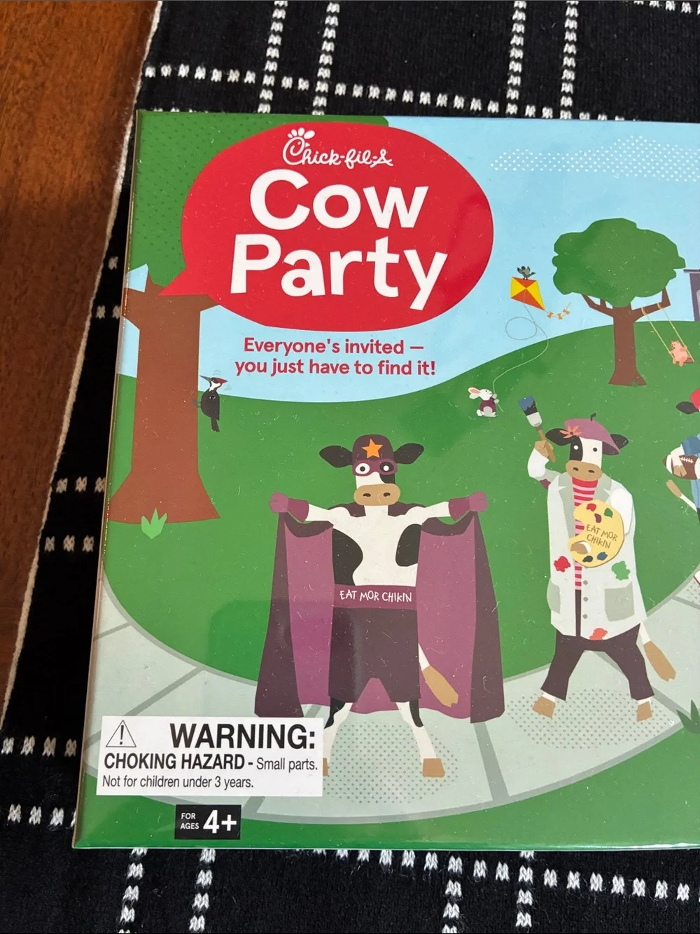 Chick-fil-A Cow Party Board Game 2023 sealed family game night brand new